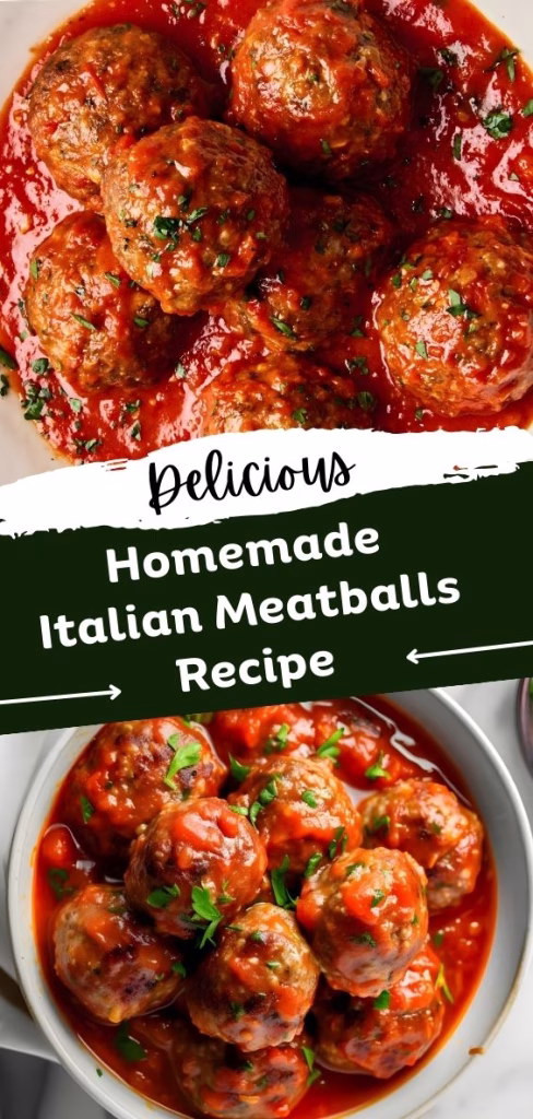 Homemade Italian Meatballs Recipe