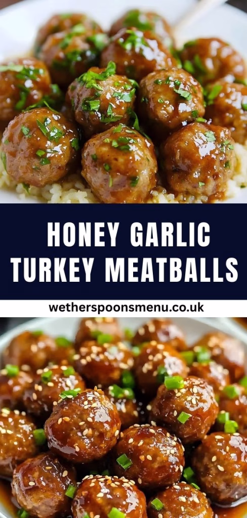 Honey Garlic Turkey Meatballs Recipe