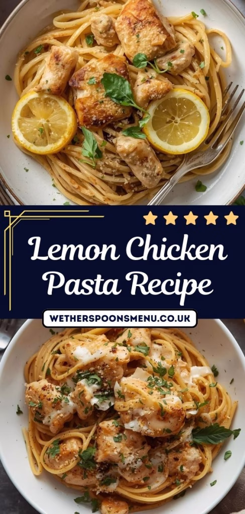 Lemon Chicken Pasta Recipe