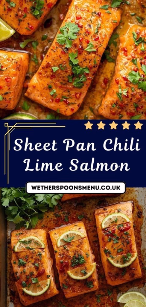 Sheet Pan Chili Lime Salmon Recipe