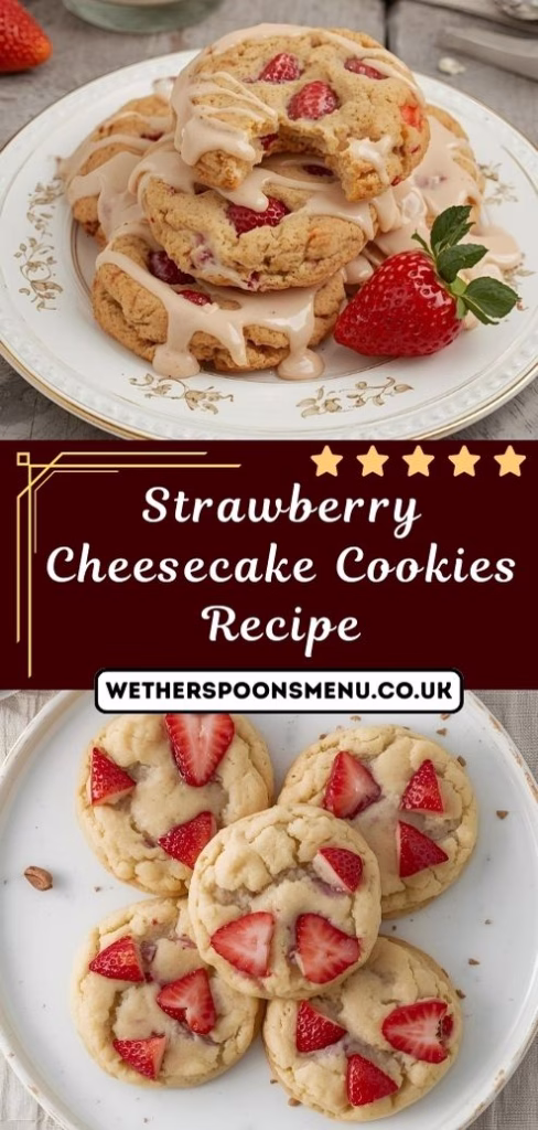 Strawberry Cheesecake Cookies Recipe