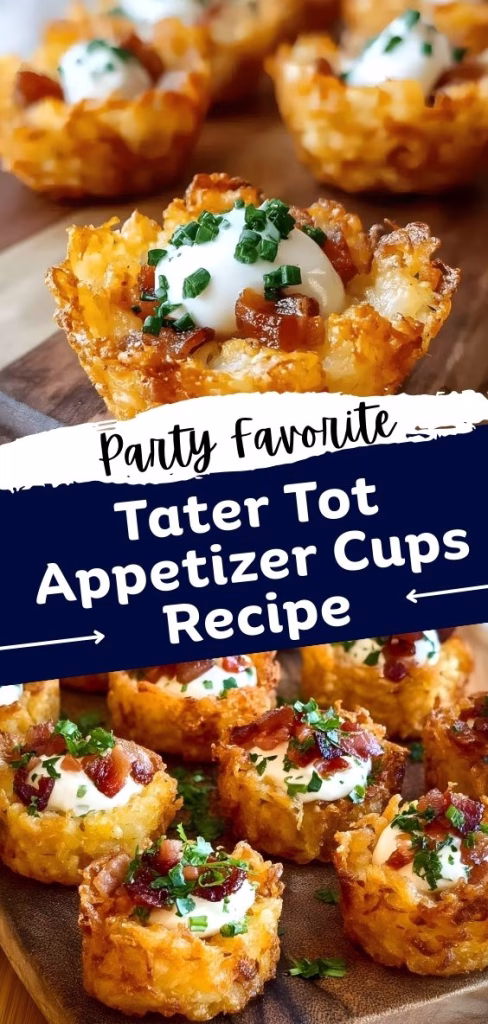 Tater Tot Appetizer Cups Recipe