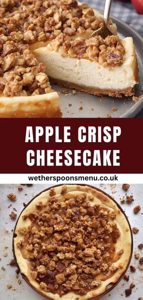 Apple Crisp Cheesecake Recipe