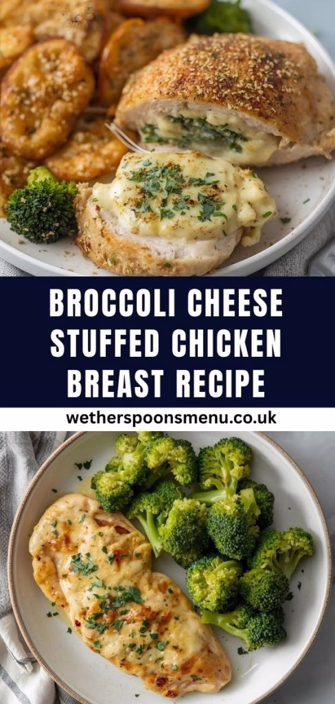 Broccoli Cheese Stuffed Chicken Breast Recipe