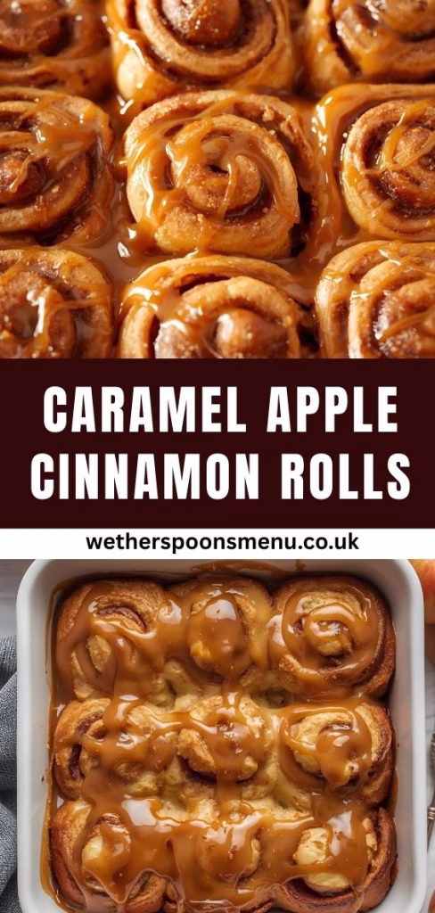 Caramel Apple Cinnamon Rolls Recipe