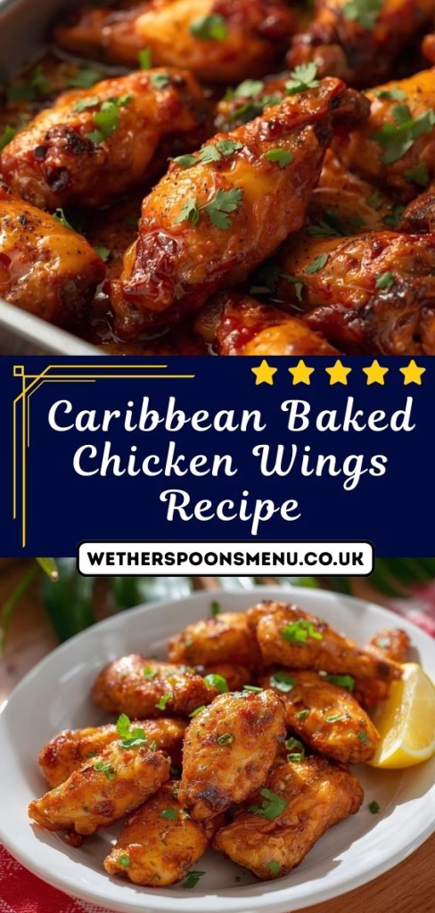 Caribbean Baked Chicken Wings Recipe