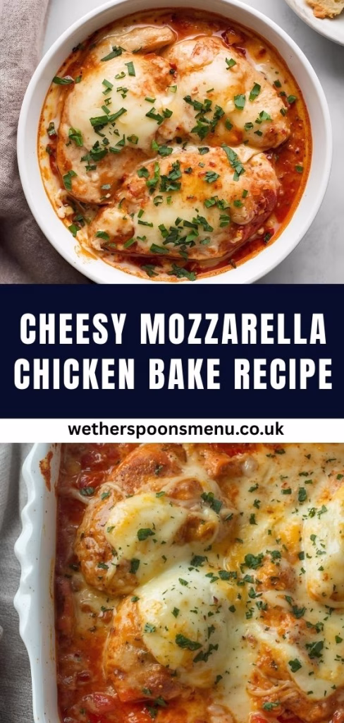 Cheesy Mozzarella Chicken Bake Recipe