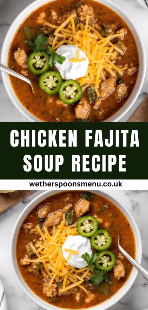 Chicken Fajita Soup Recipe