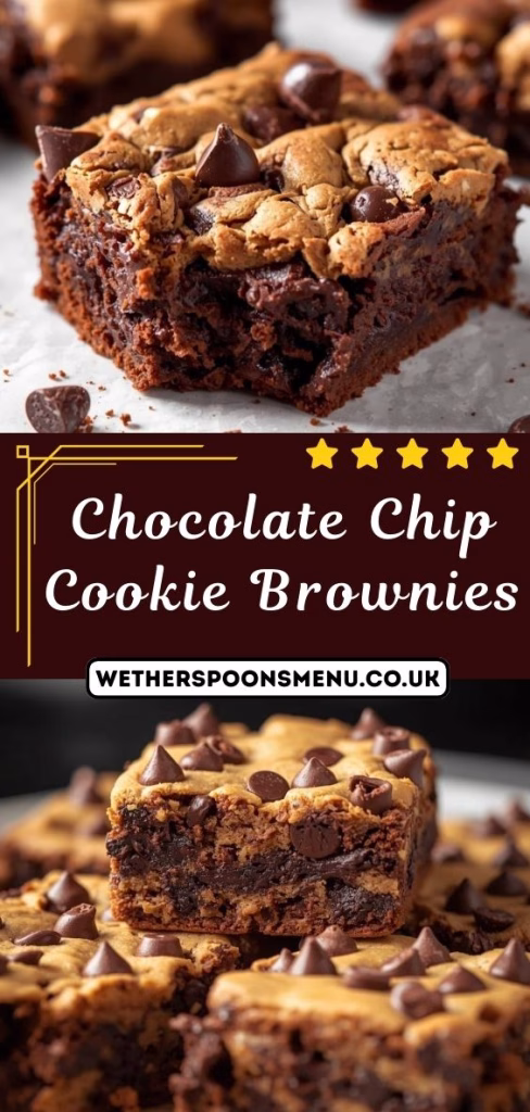 Chocolate Chip Cookie Brownies Recipe