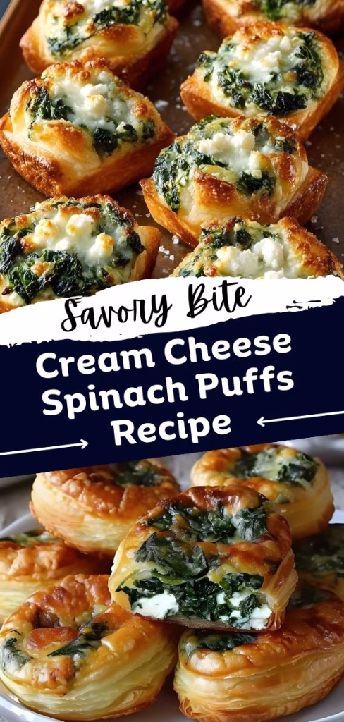 Cream Cheese Spinach Puffs Recipe