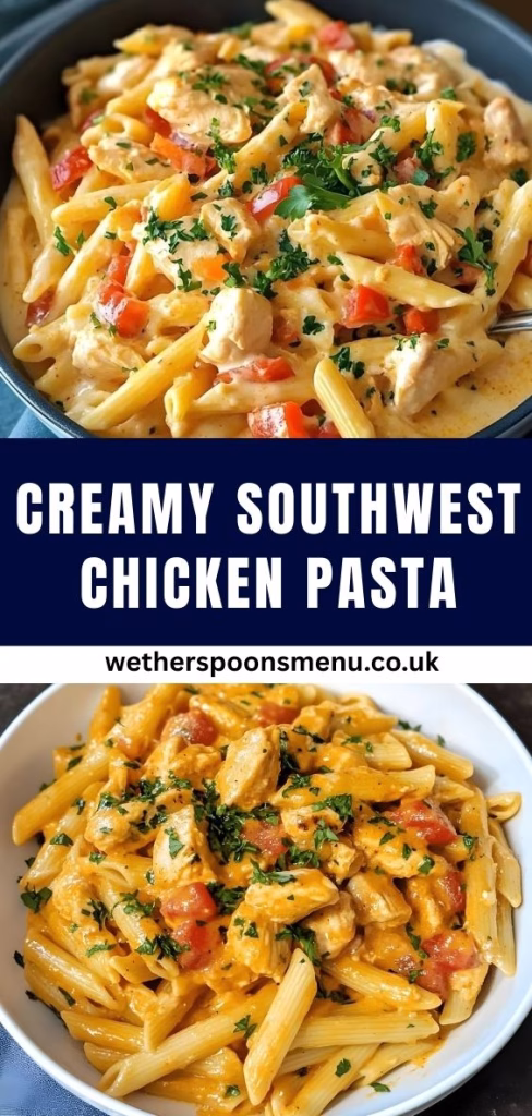 Creamy Southwest Chicken Pasta Recipe