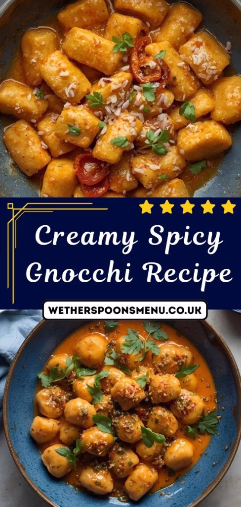 Creamy Spicy Gnocchi Recipe