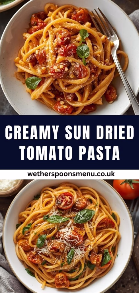Creamy Sun Dried Tomato Pasta Recipe