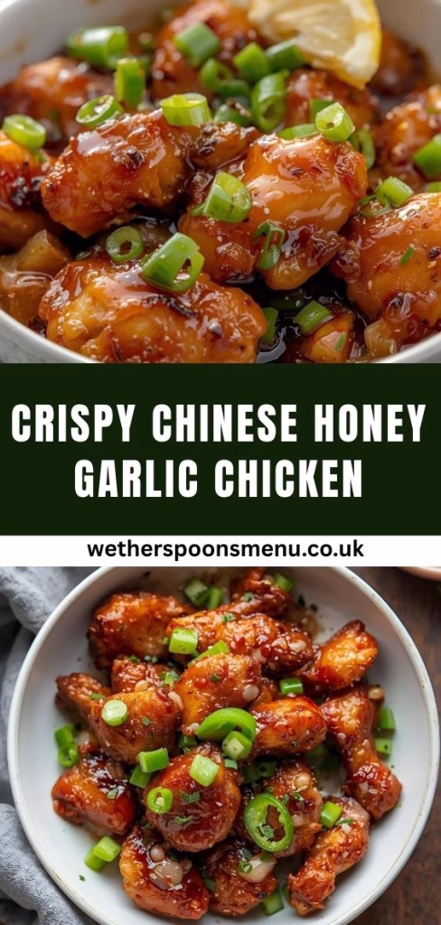 Crispy Chinese Honey Garlic Chicken Recipe