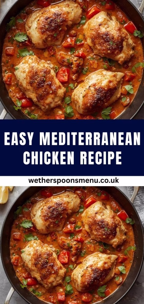 Easy Mediterranean Chicken Recipe