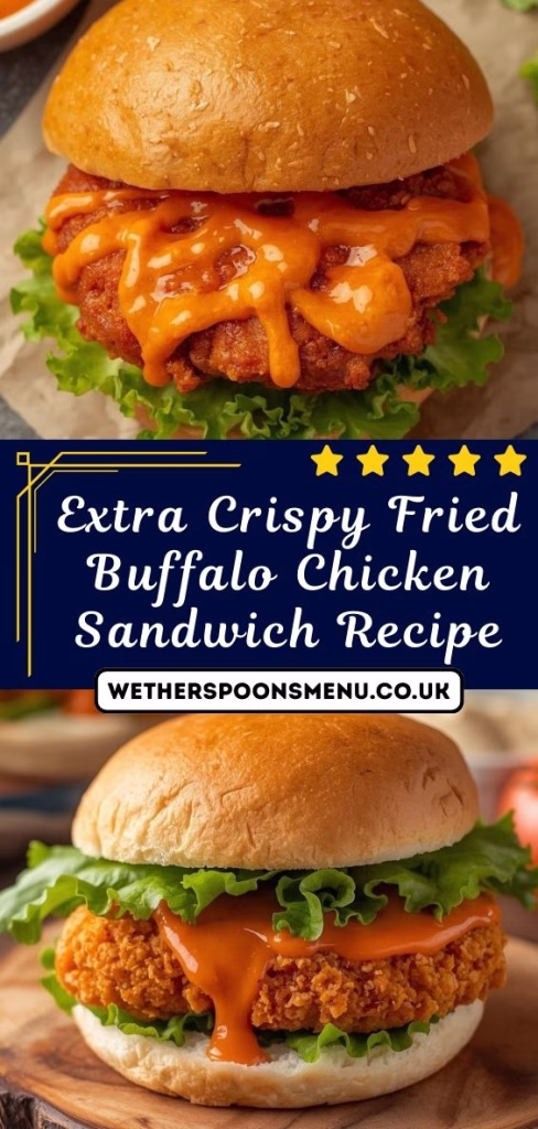 Extra Crispy Fried Buffalo Chicken Sandwich Recipe