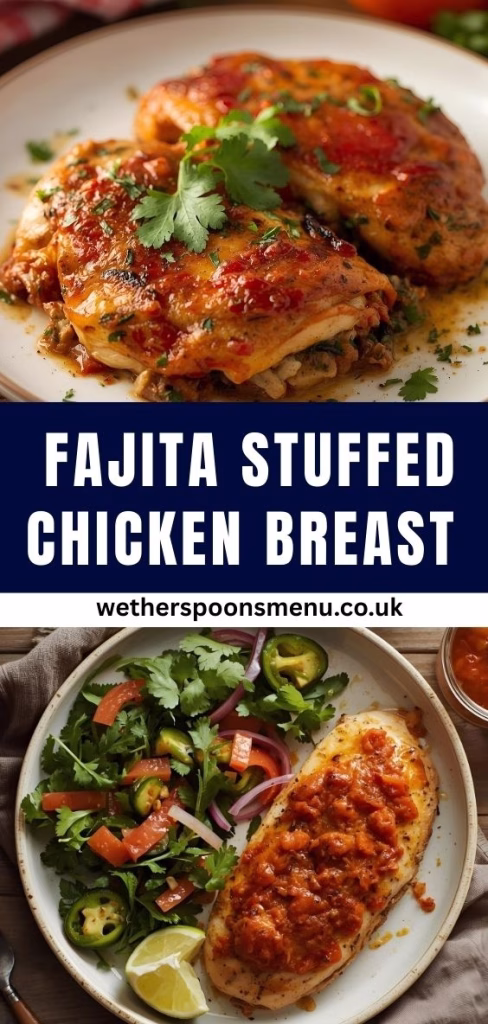 Fajita Stuffed Chicken Breast Recipe