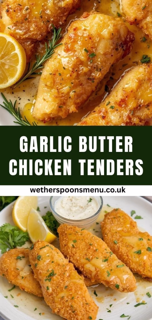 Garlic Butter Chicken Tenders Recipe
