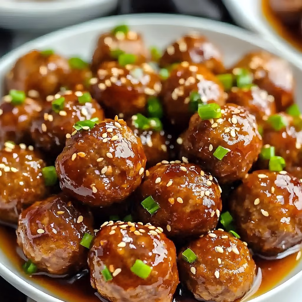 Honey Garlic Turkey Meatballs Recipe