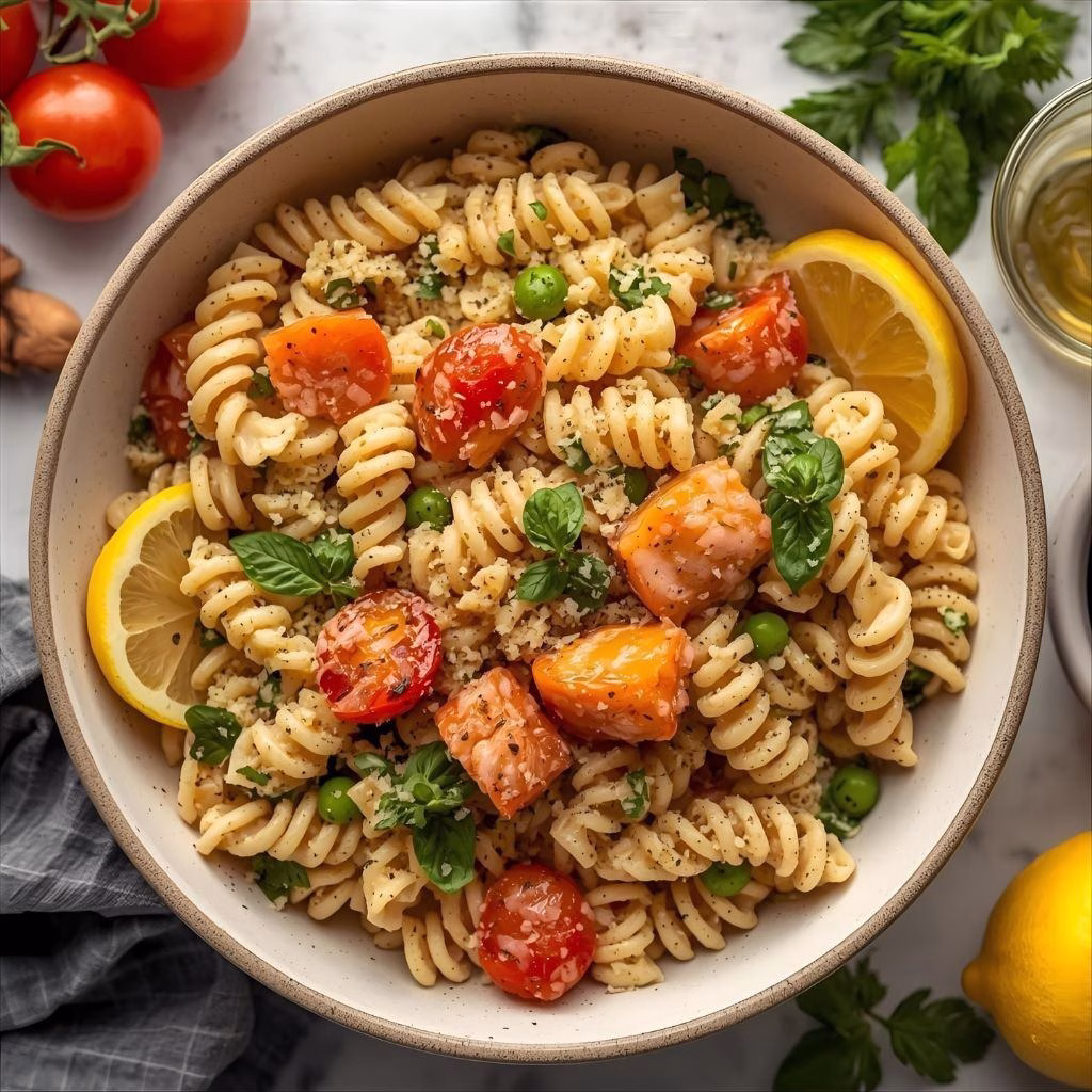Salmon Pasta Salad Recipe