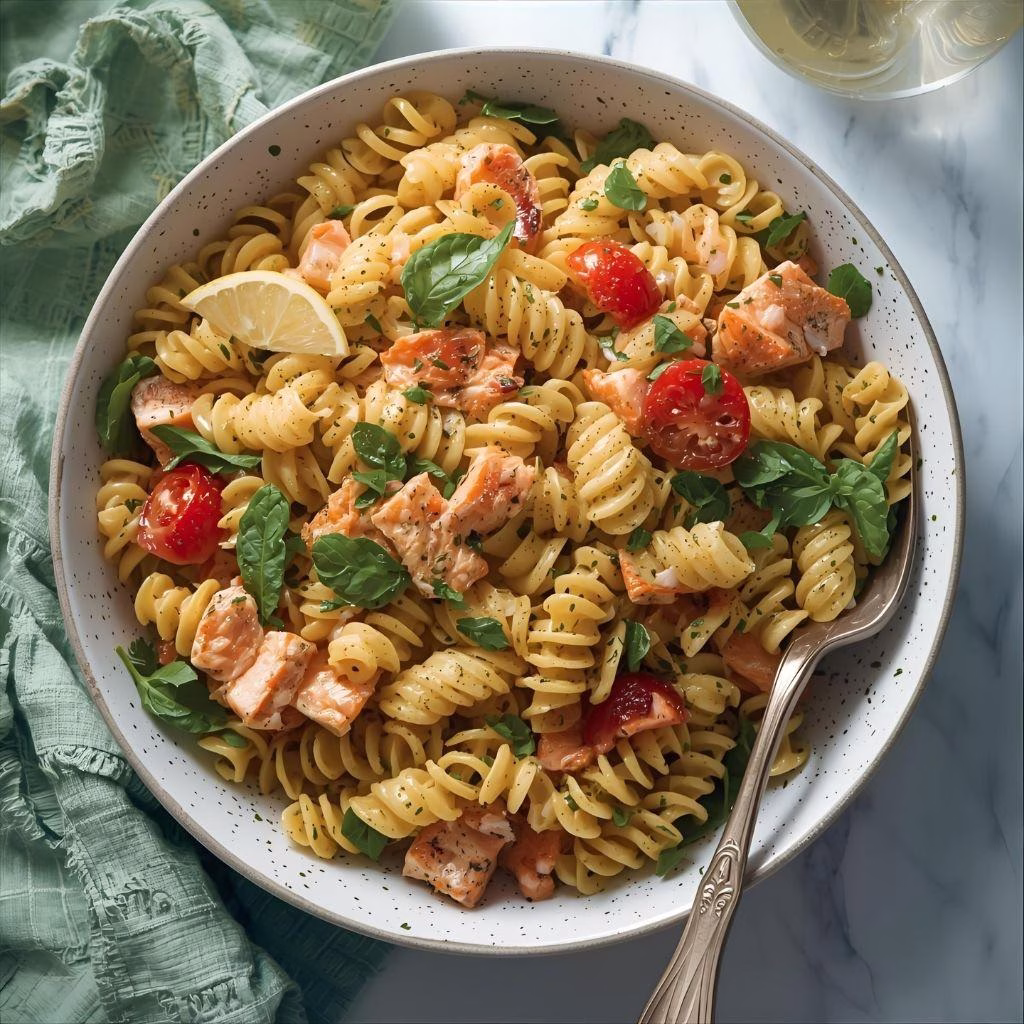 Salmon Pasta Salad Recipe