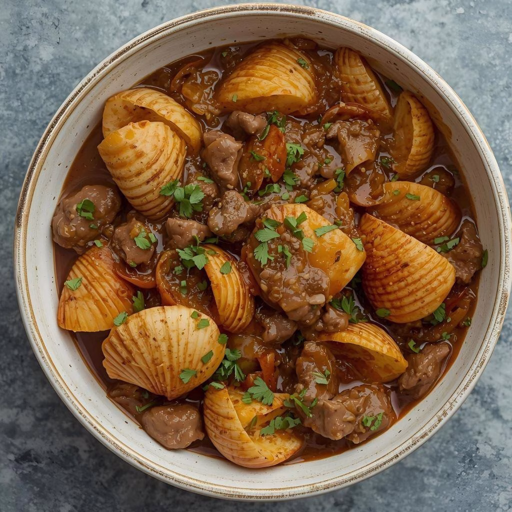 Creamy Beef and Shells Recipe