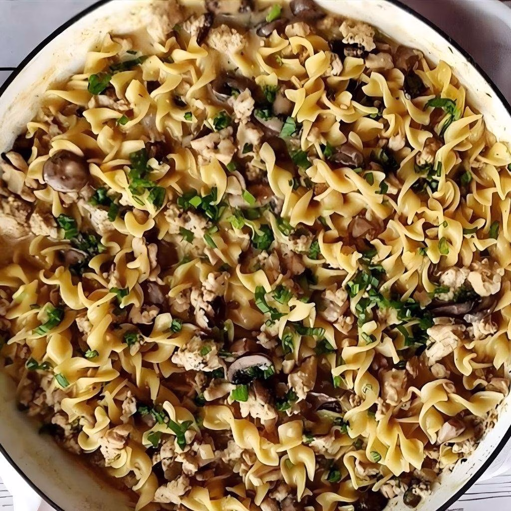One Pot Turkey Stroganoff Recipe