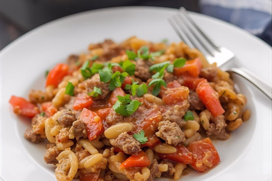 Hamburger Rice Casserole Recipe
