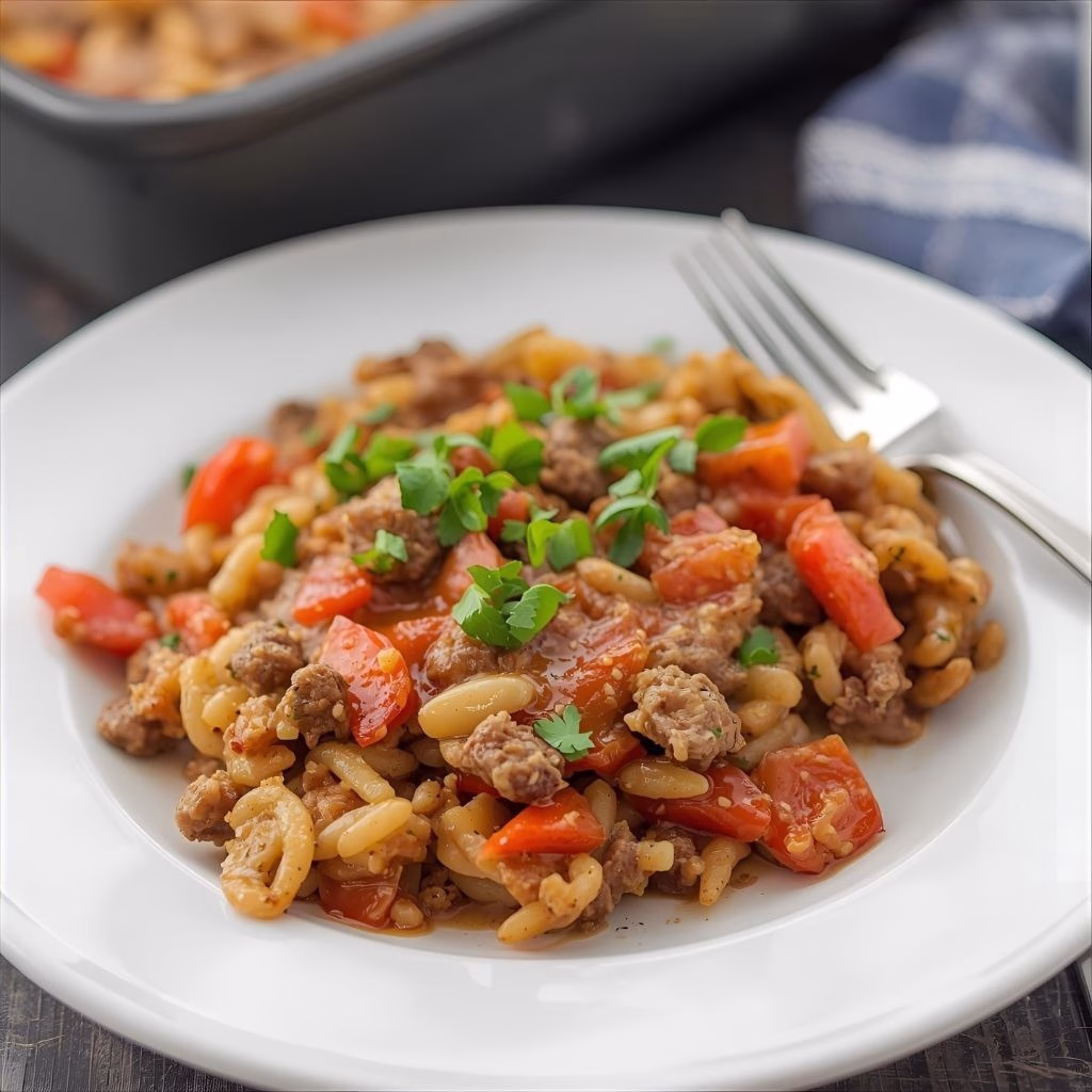 Hamburger Rice Casserole Recipe