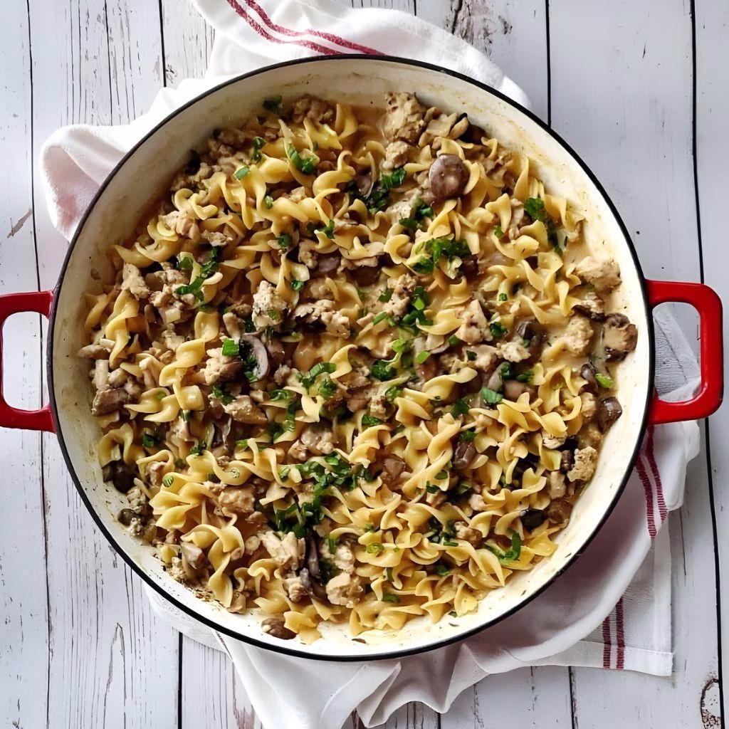 One Pot Turkey Stroganoff Recipe