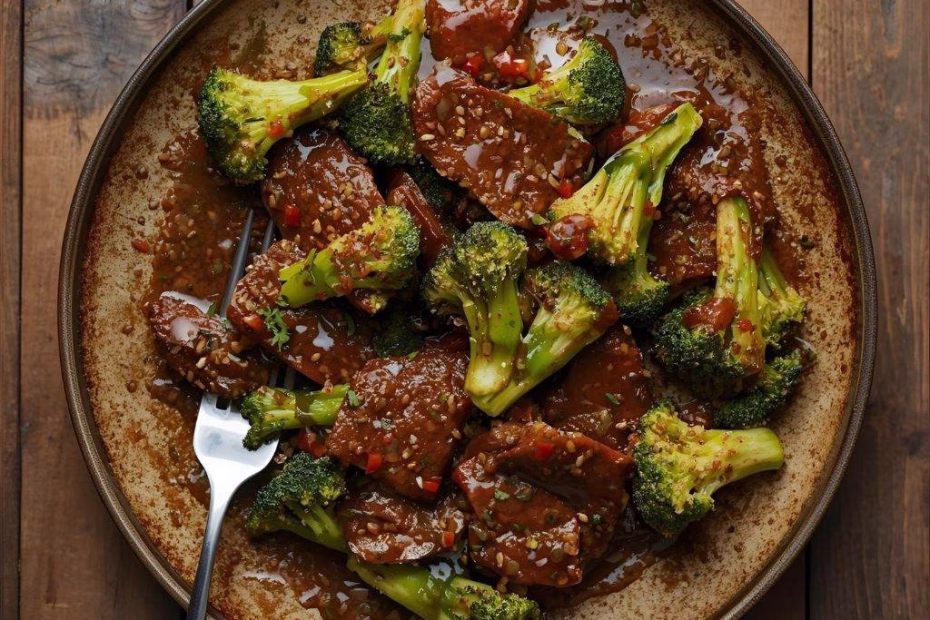 15 Minute Sheet Pan Beef and Broccoli Recipe