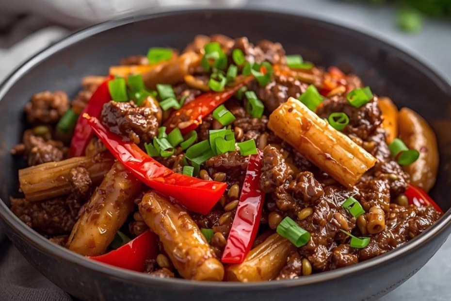 Easy Ground Beef Teriyaki Stir Fry Recipe