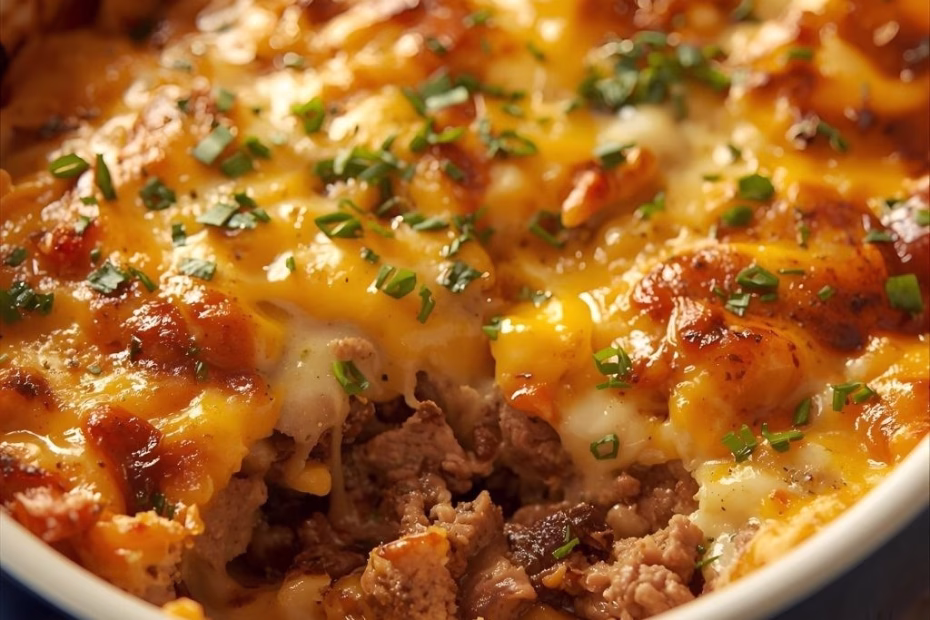 Philly Cheesesteak Casserole Recipe