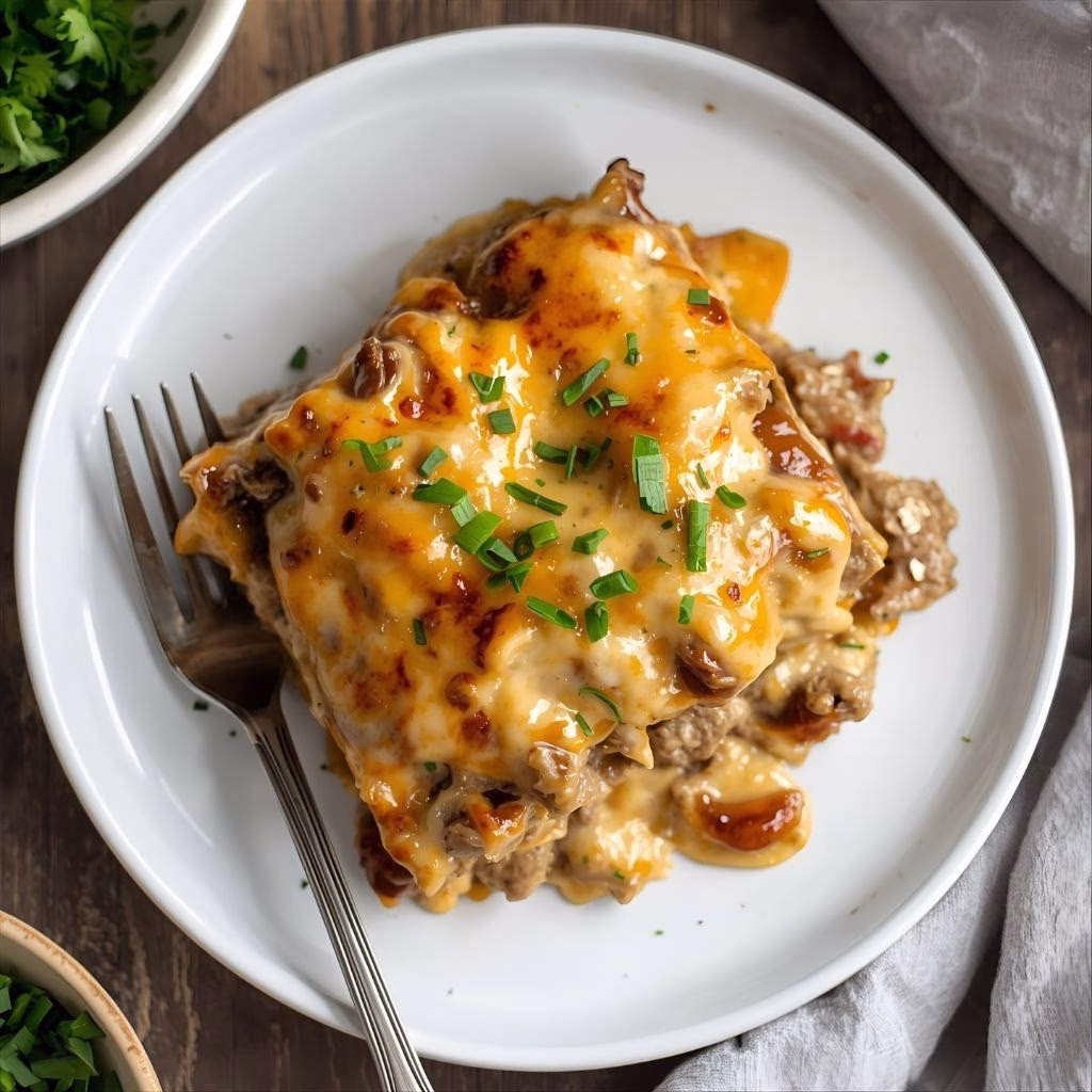Philly Cheesesteak Casserole Recipe
