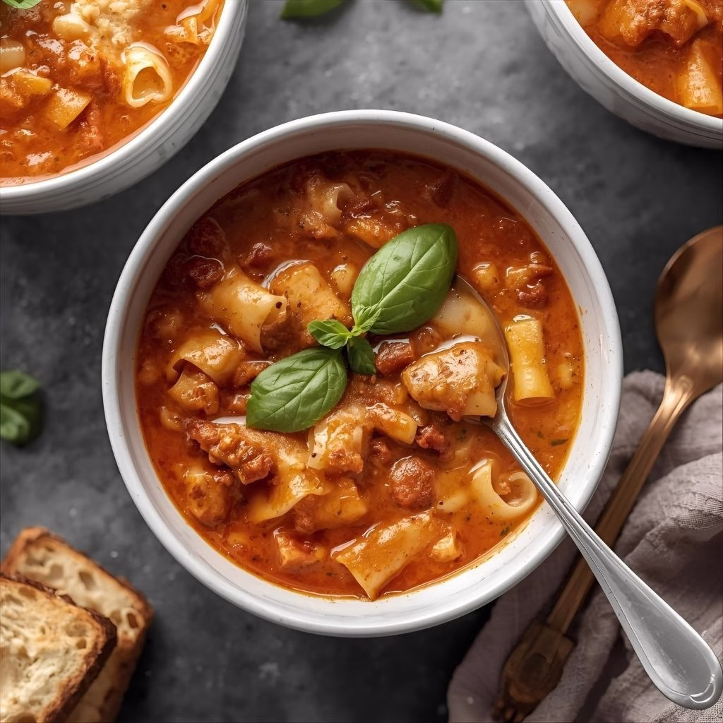 Easy Lasagna Soup Recipe
