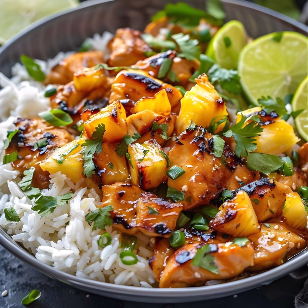 Pineapple Chicken and Rice Recipe