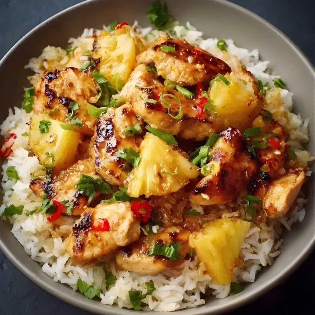 Pineapple Chicken and Rice Recipe