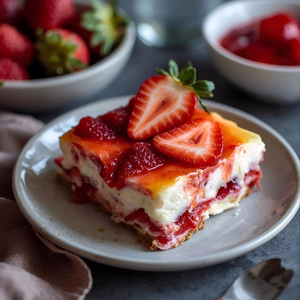 Strawberry Cheesecake Lasagna Recipe