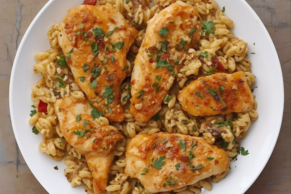 Tuscan Chicken and Orzo Recipe