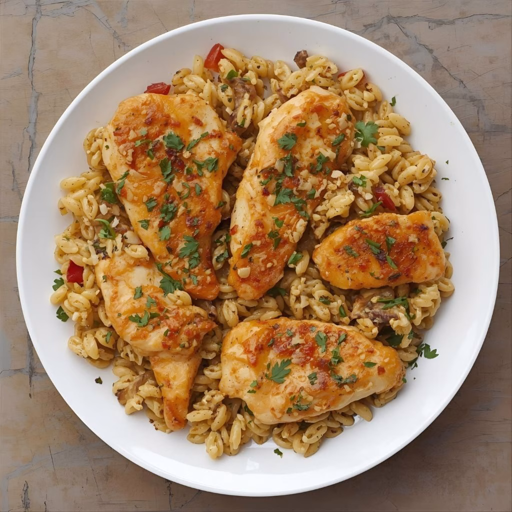 Tuscan Chicken and Orzo Recipe