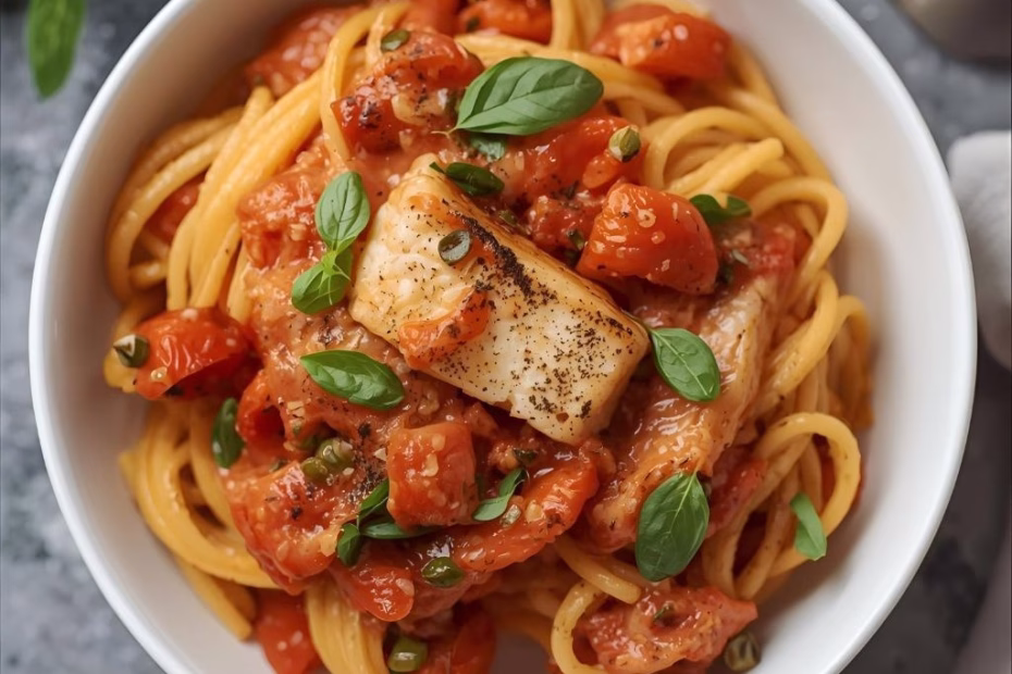 Creamy Tomato Salmon Pasta Recipe
