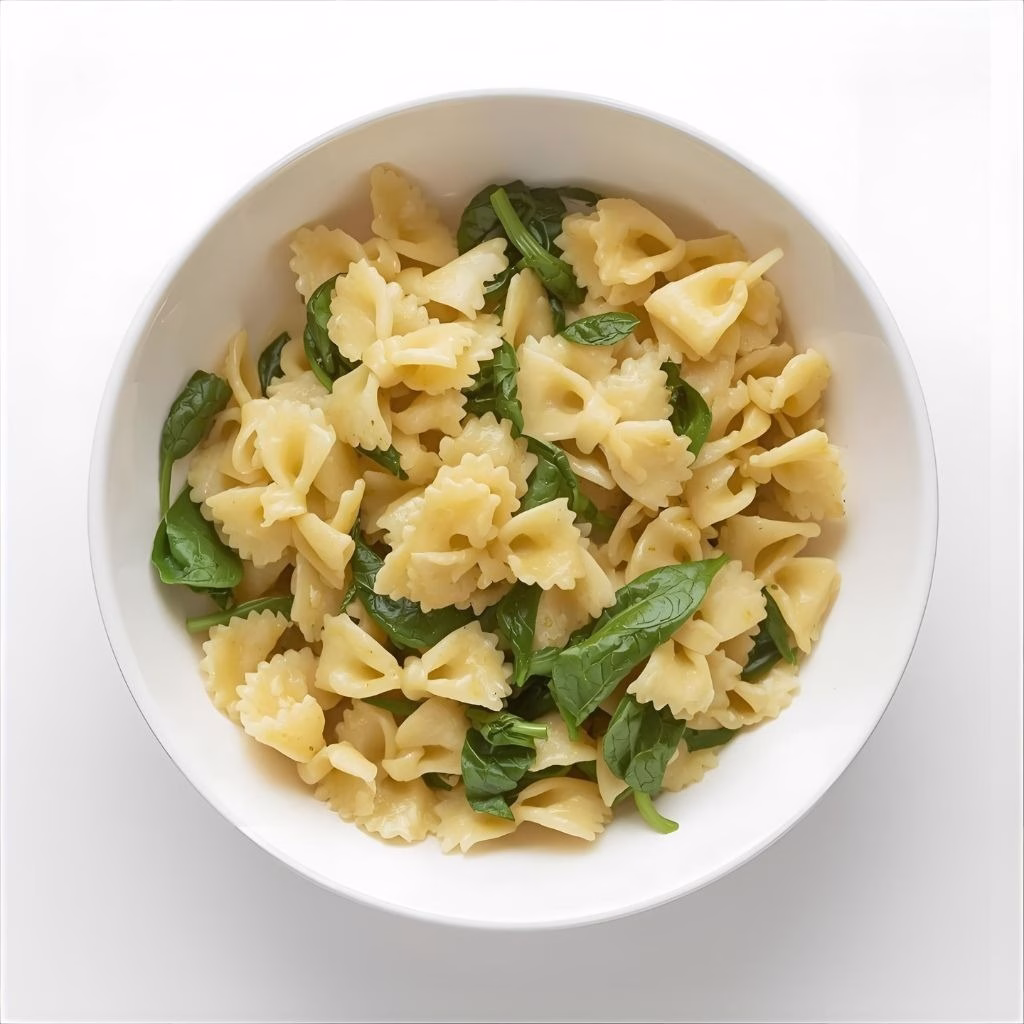 Garlic Butter Spinach and Pasta Recipe