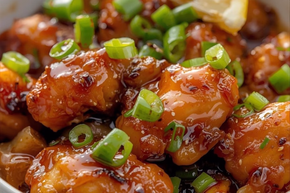 Crispy Chinese Honey Garlic Chicken Recipe