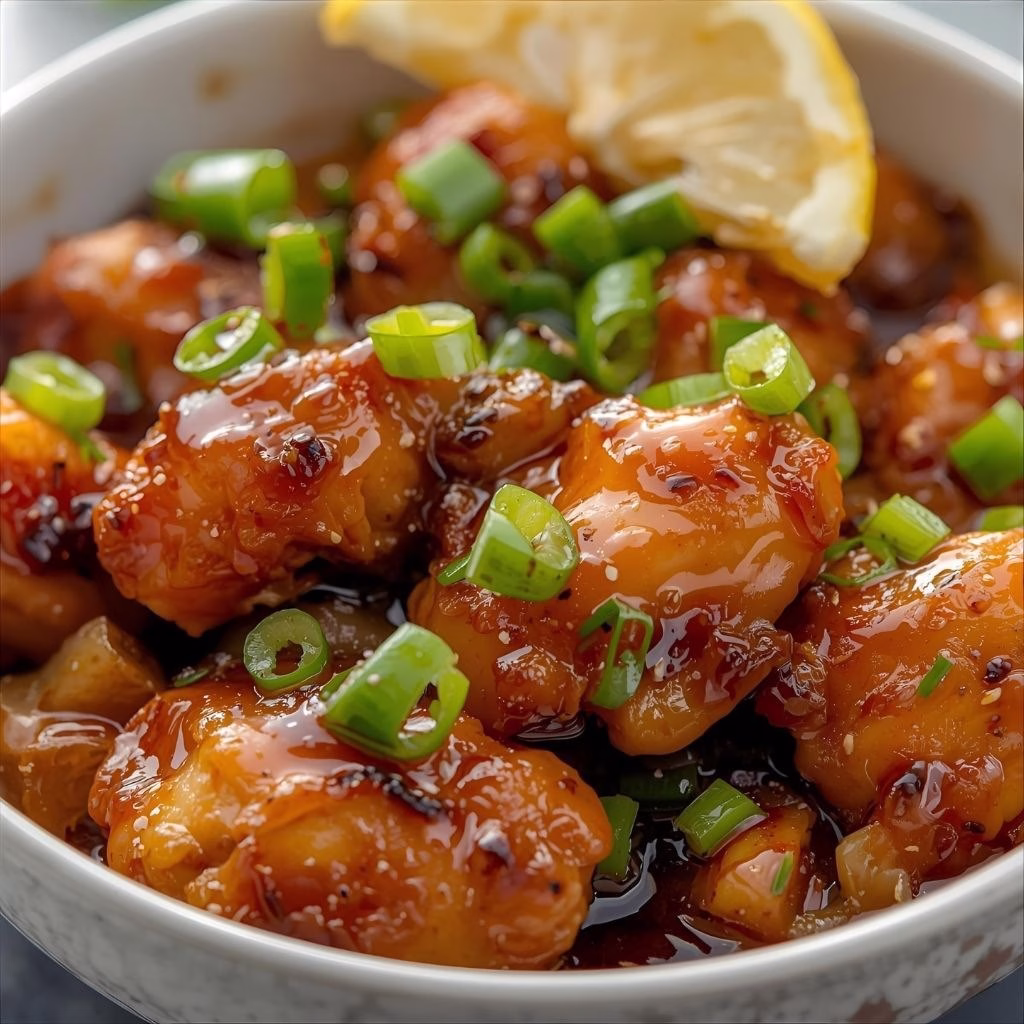 Crispy Chinese Honey Garlic Chicken Recipe