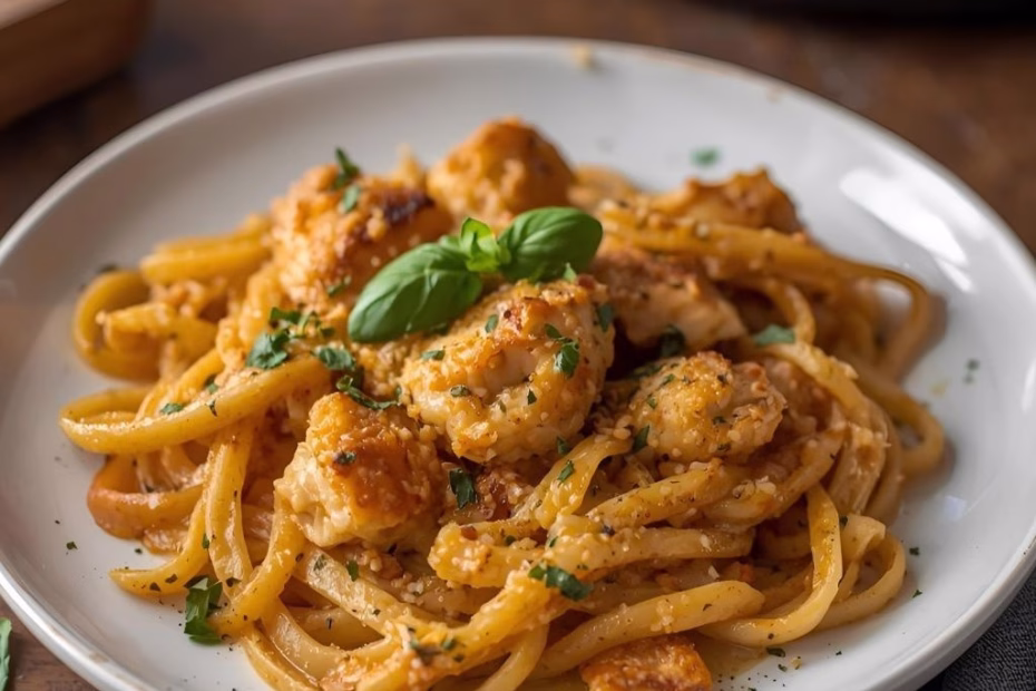 One Pot Parmesan Chicken Pasta Recipe