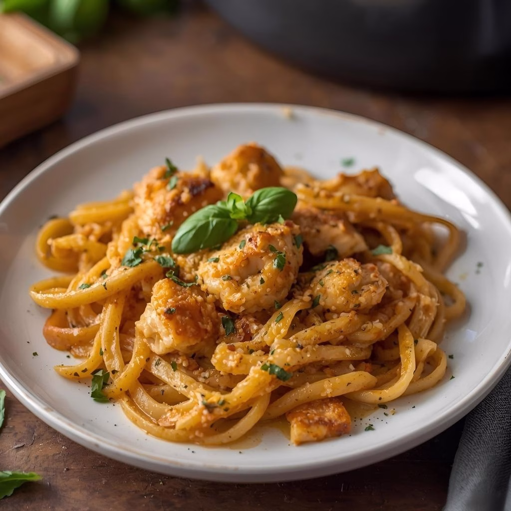 One Pot Parmesan Chicken Pasta Recipe