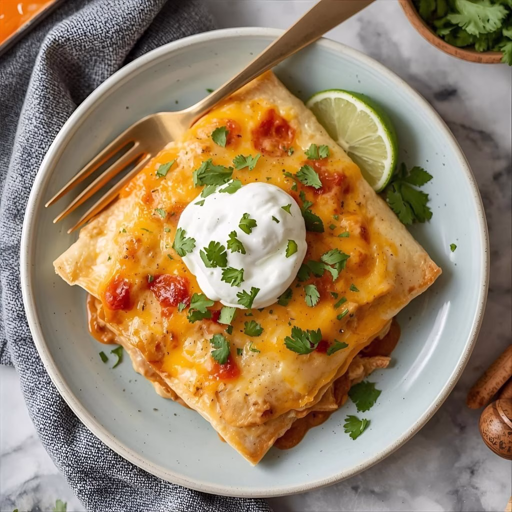 Cream Cheese Chicken Enchiladas Recipe