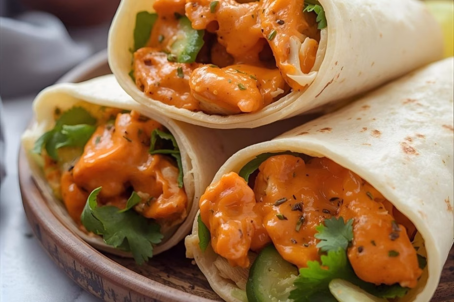 Spicy Buffalo Chicken Wraps Recipe