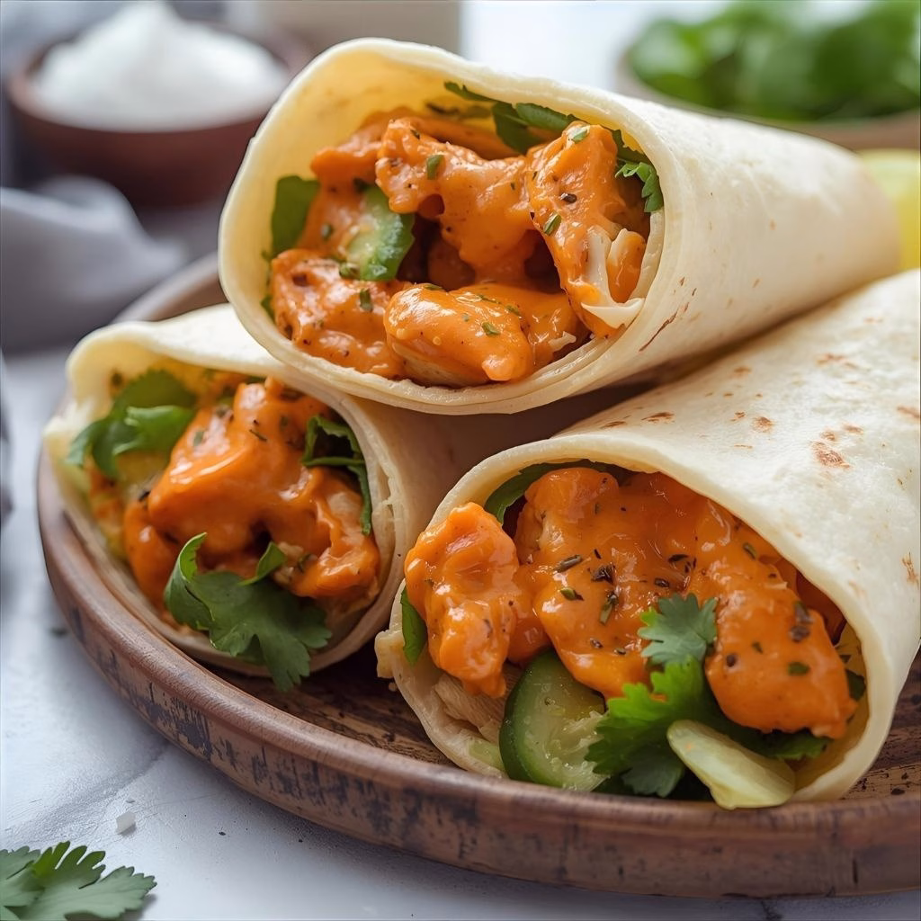 Spicy Buffalo Chicken Wraps Recipe