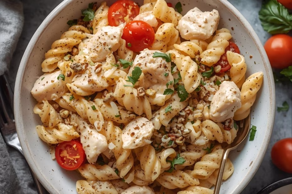 Chicken Caesar Pasta Salad Recipe
